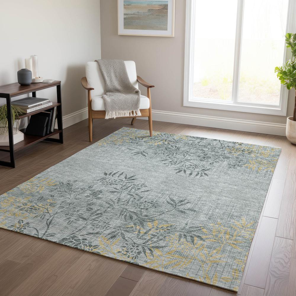 Chantille ACN673 Gray 5' x 7'6" Rug. Picture 6