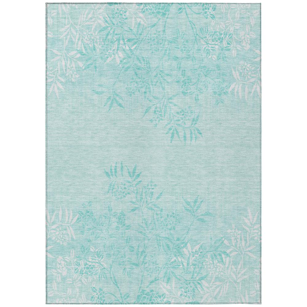 Chantille ACN673 Teal 5' x 7'6" Rug. Picture 1