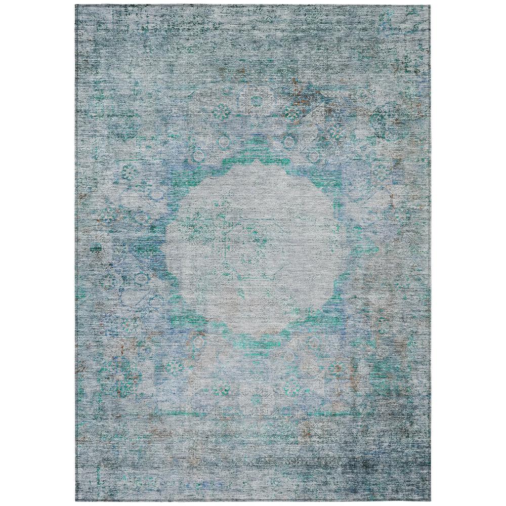 Chantille ACN675 Teal 5' x 7'6" Rug. Picture 1