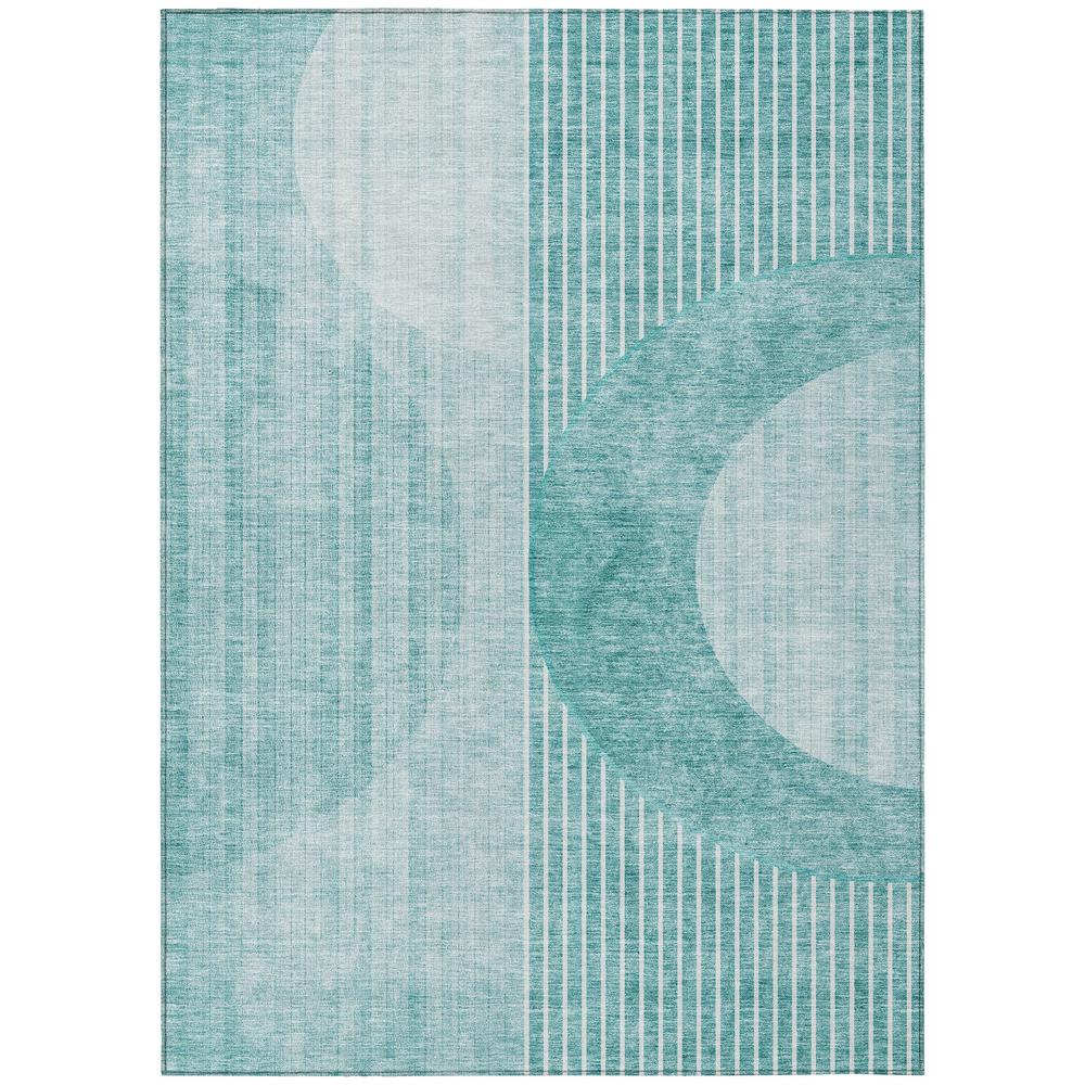 Chantille ACN676 Teal 5' x 7'6" Rug. Picture 1