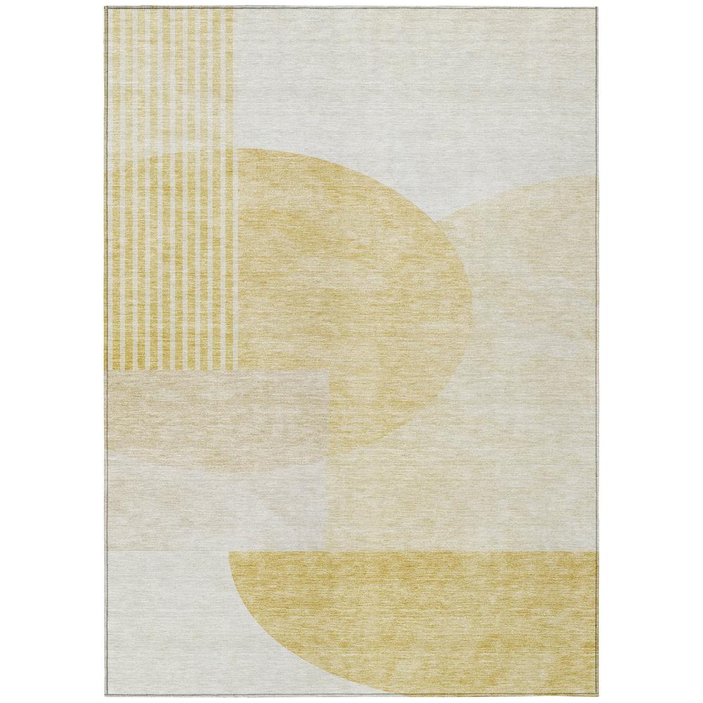 Chantille ACN678 Gold 5' x 7'6" Rug. Picture 1