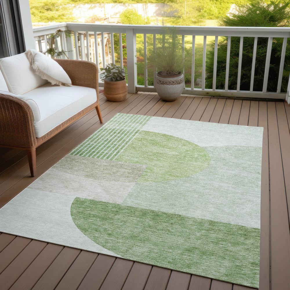 Chantille ACN678 Green 5' x 7'6" Rug. Picture 10