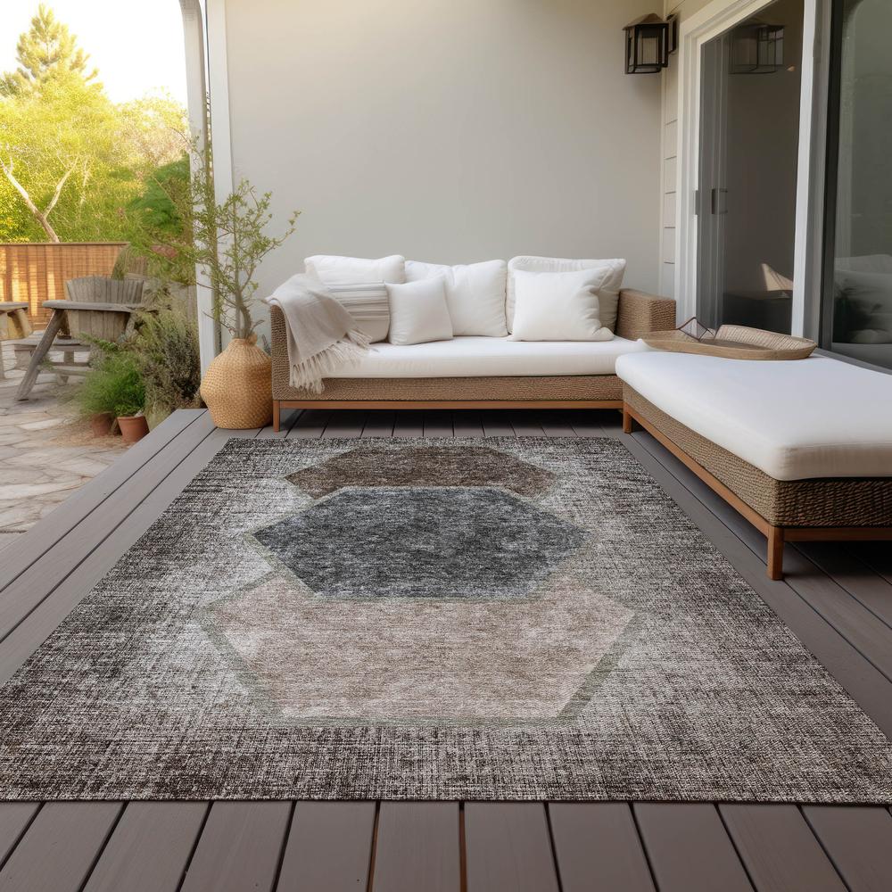 Chantille ACN679 Brown 5' x 7'6" Rug. Picture 8