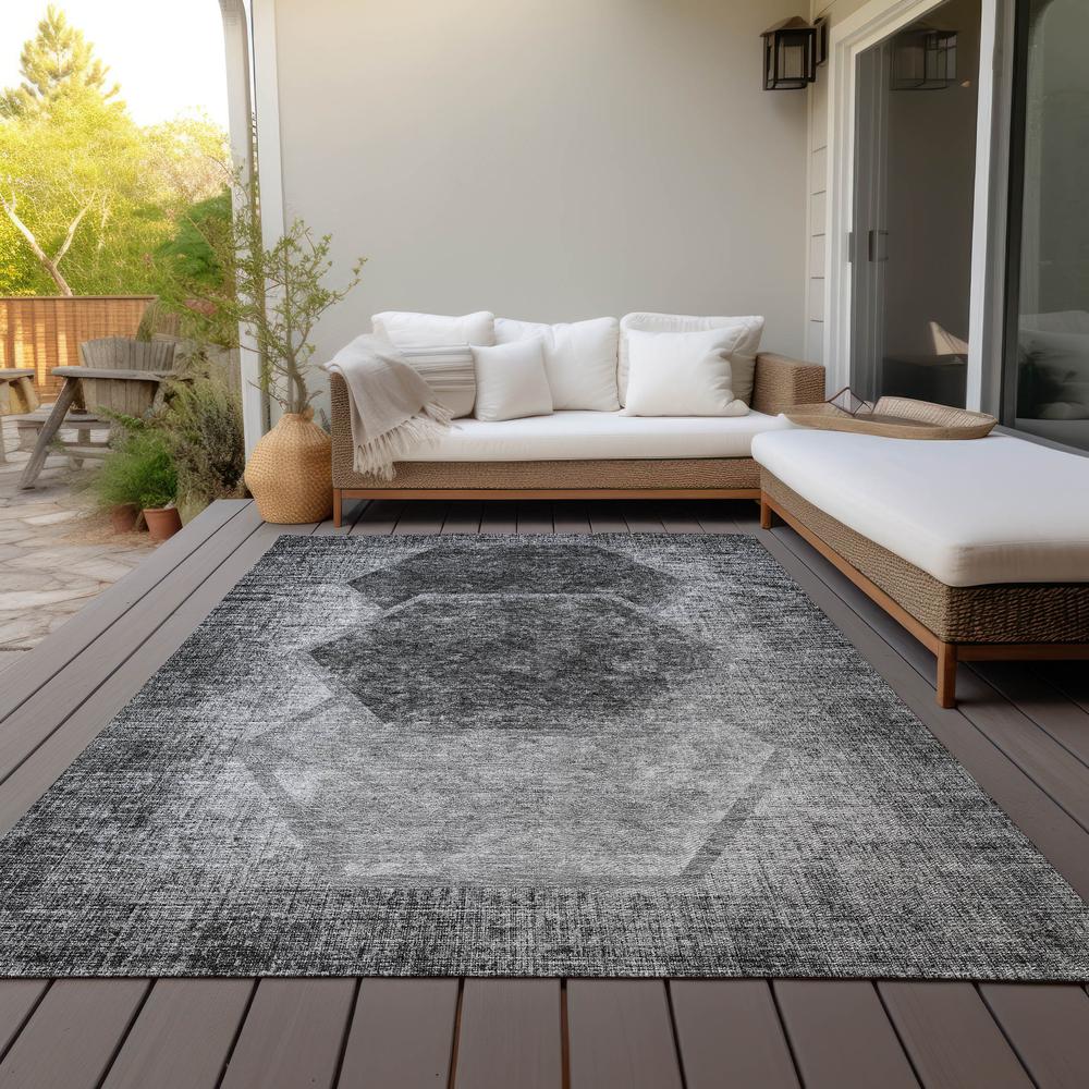 Chantille ACN679 Gray 5' x 7'6" Rug. Picture 8