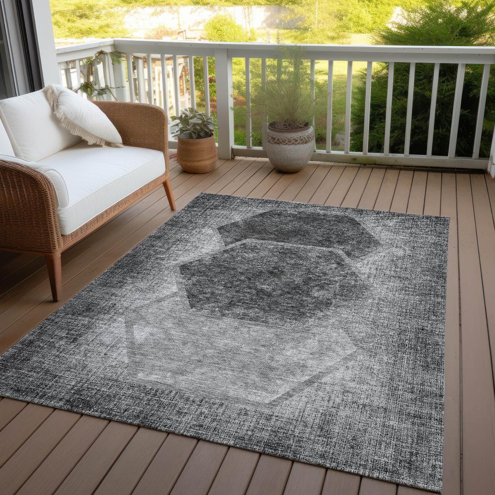 Chantille ACN679 Gray 5' x 7'6" Rug. Picture 9