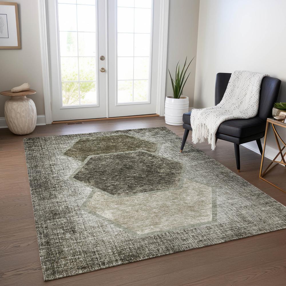 Chantille ACN679 Brown 5' x 7'6" Rug. Picture 6