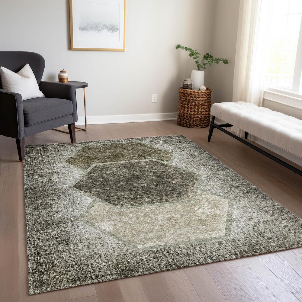 Chantille ACN679 Brown 5' x 7'6" Rug. Picture 7