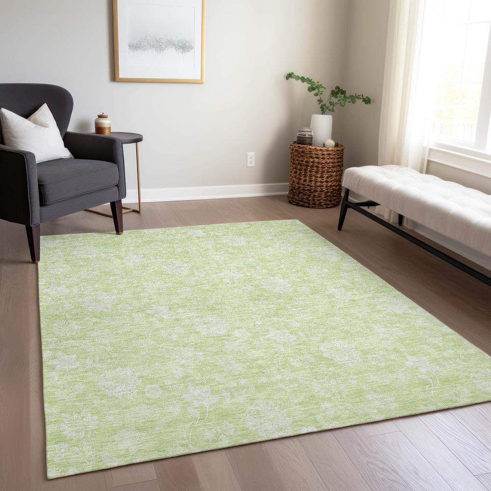 Chantille ACN681 Green 5' x 7'6" Rug. Picture 7