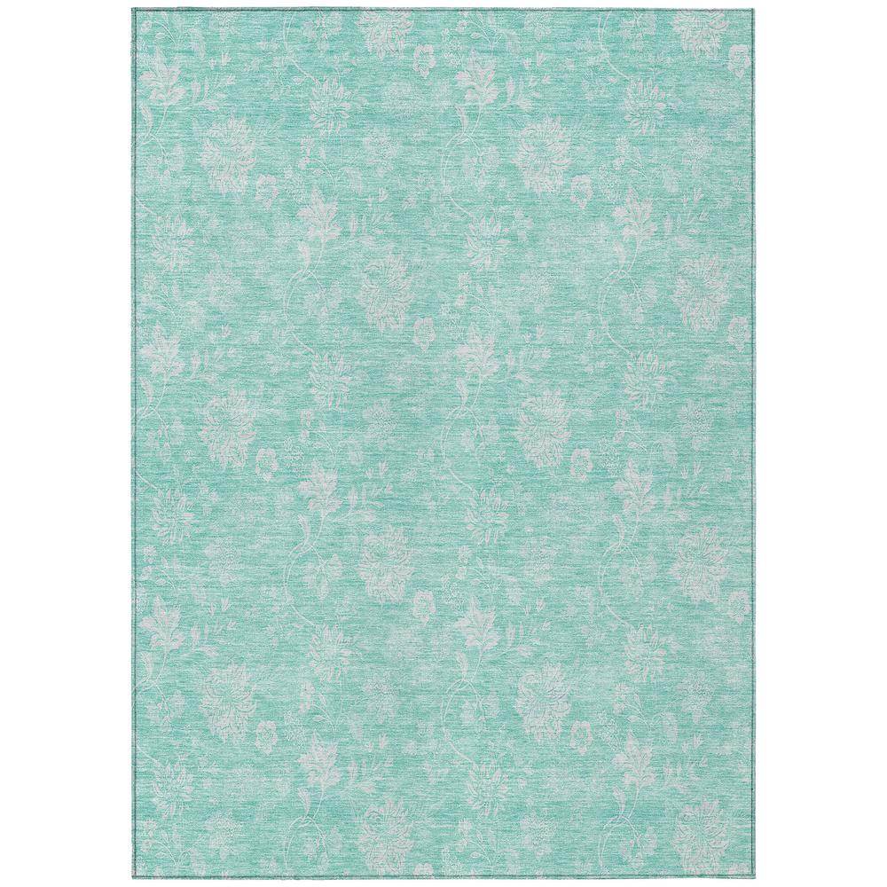 Chantille ACN681 Teal 5' x 7'6" Rug. Picture 1