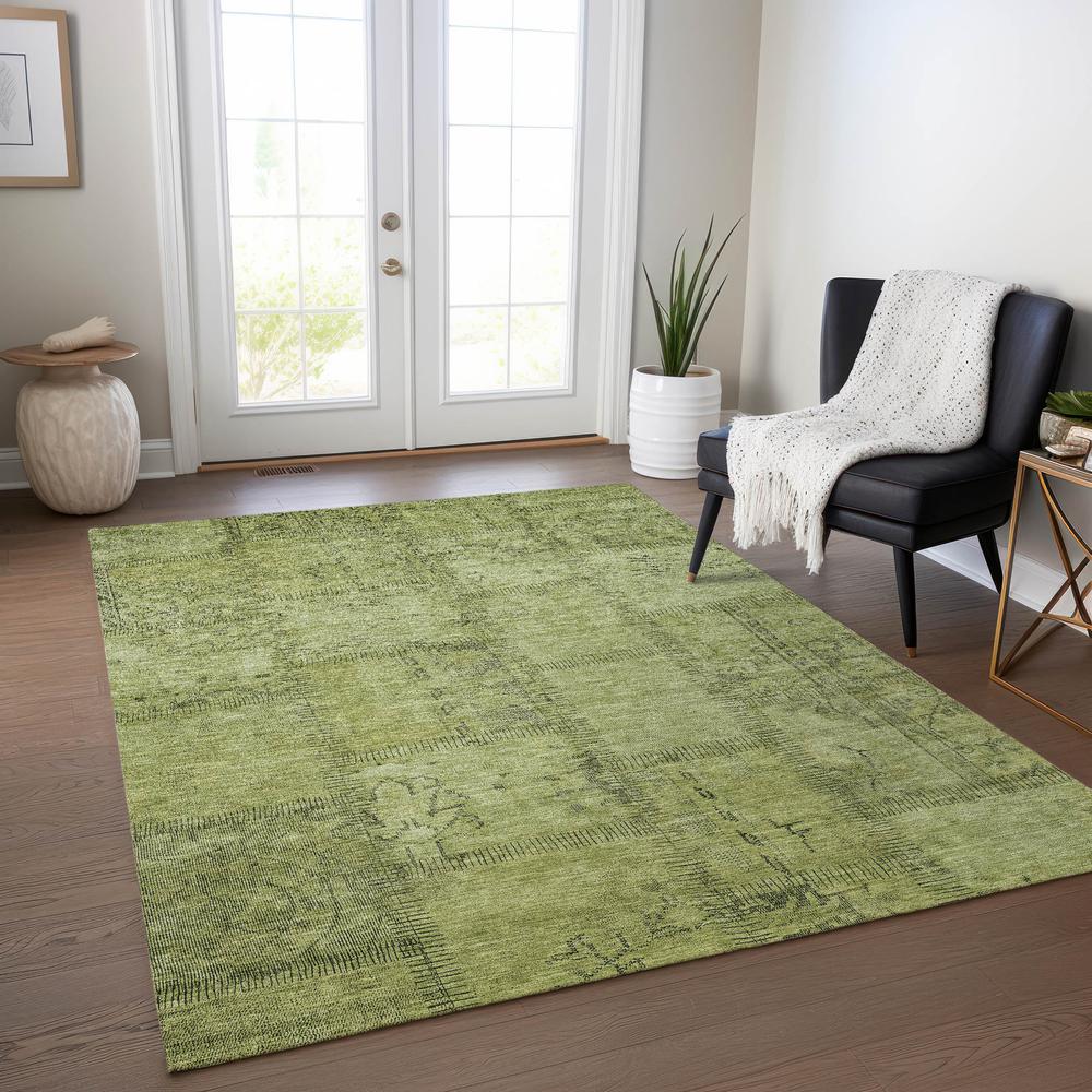 Chantille ACN685 Green 5' x 7'6" Rug. Picture 6