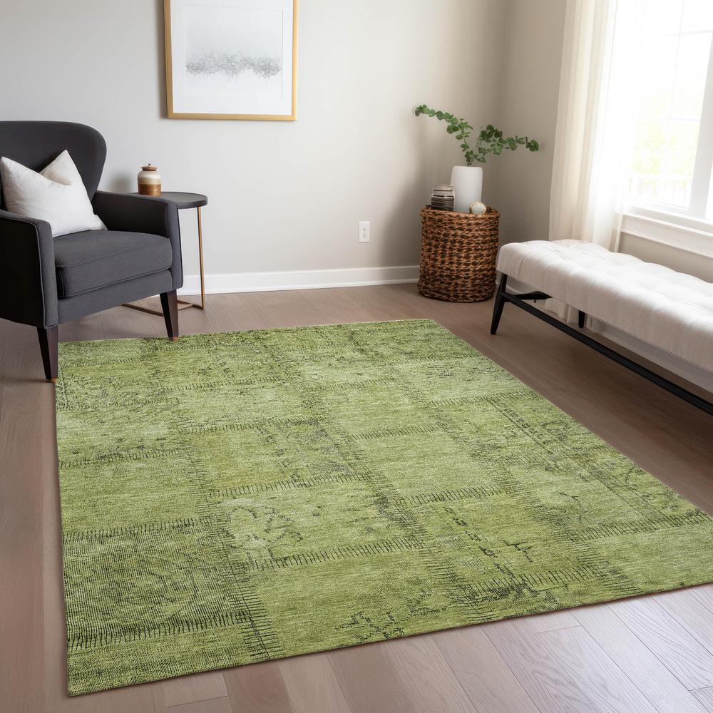 Chantille ACN685 Green 5' x 7'6" Rug. Picture 7