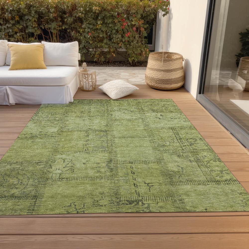 Chantille ACN685 Green 5' x 7'6" Rug. Picture 8