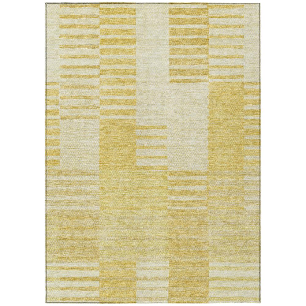 Chantille ACN686 Gold 5' x 7'6" Rug. Picture 1