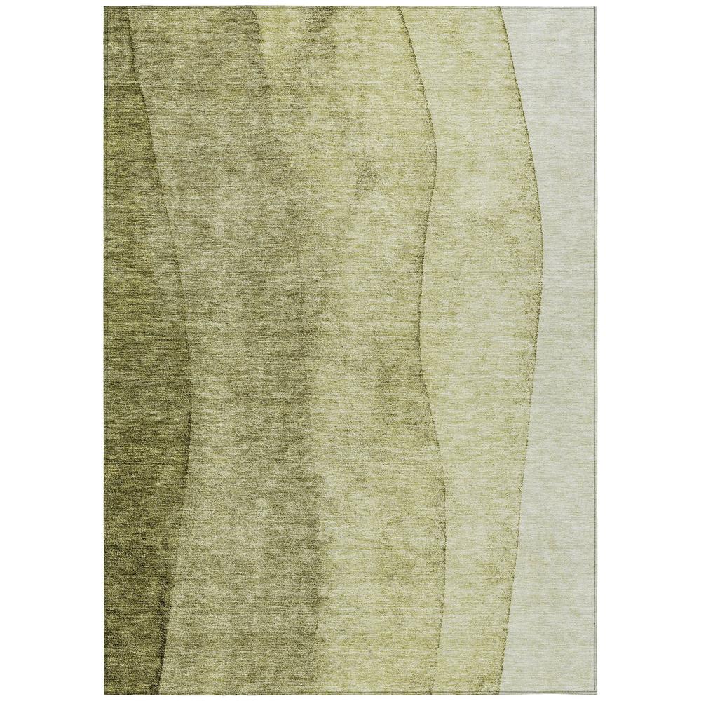 Chantille ACN690 Green 5' x 7'6" Rug. Picture 1