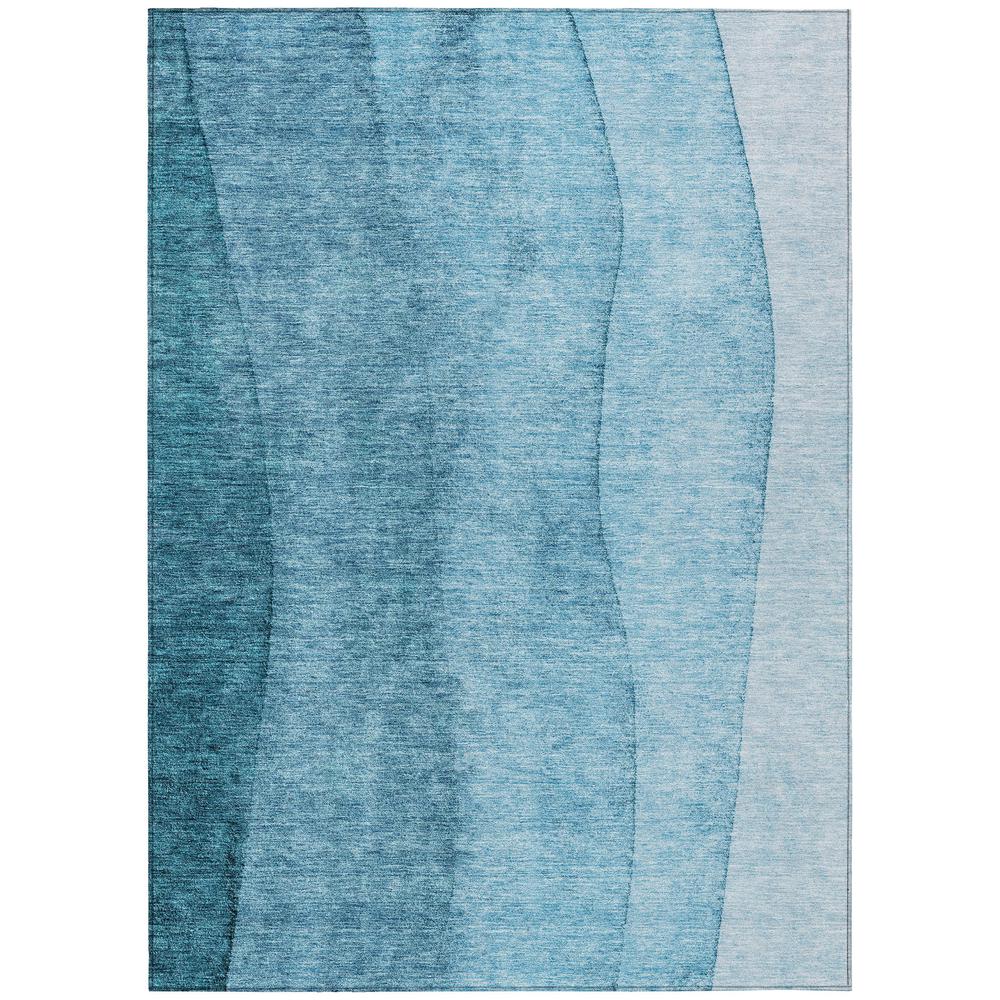 Chantille ACN690 Teal 5' x 7'6" Rug. Picture 1