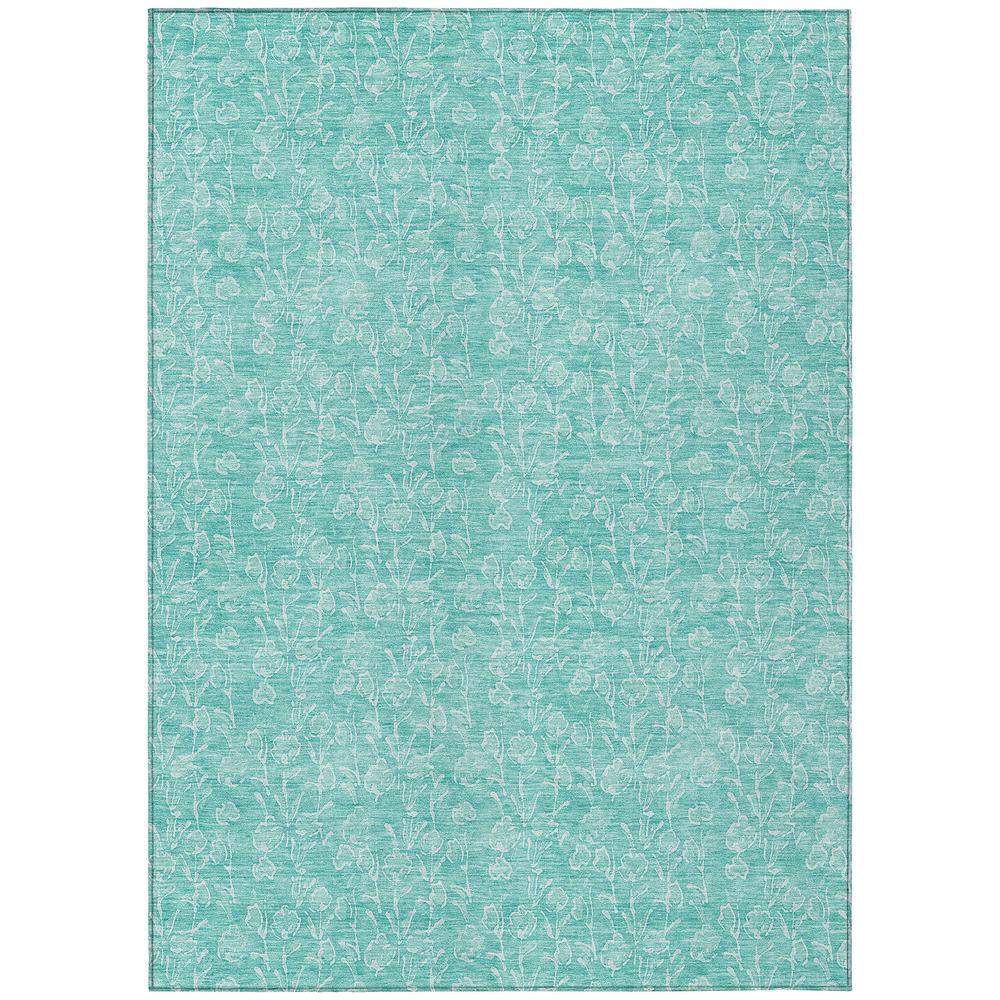 Chantille ACN691 Teal 5' x 7'6" Rug. Picture 1