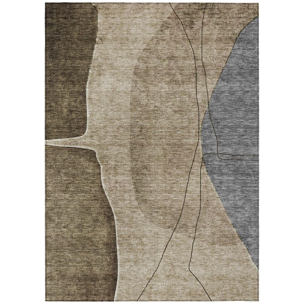 Chantille ACN696 Brown 5' x 7'6" Rug. Picture 1