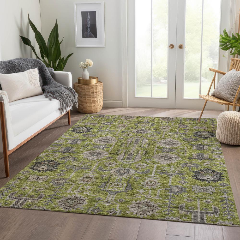 Chantille ACN697 Green 5' x 7'6" Rug. Picture 6