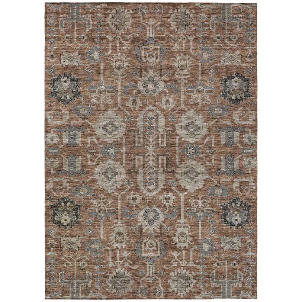 Chantille ACN697 Orange 5' x 7'6" Rug. Picture 1