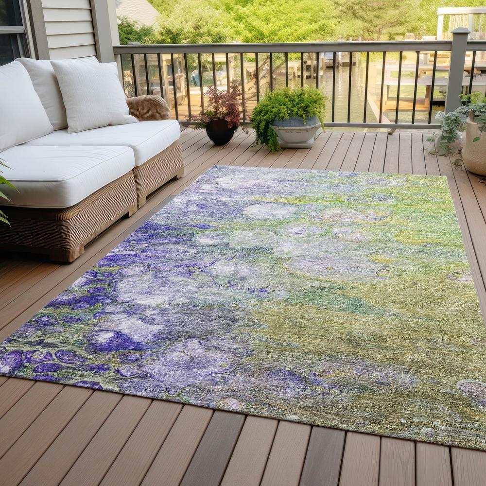 Chantille ACN698 Green 5' x 7'6" Rug. Picture 8