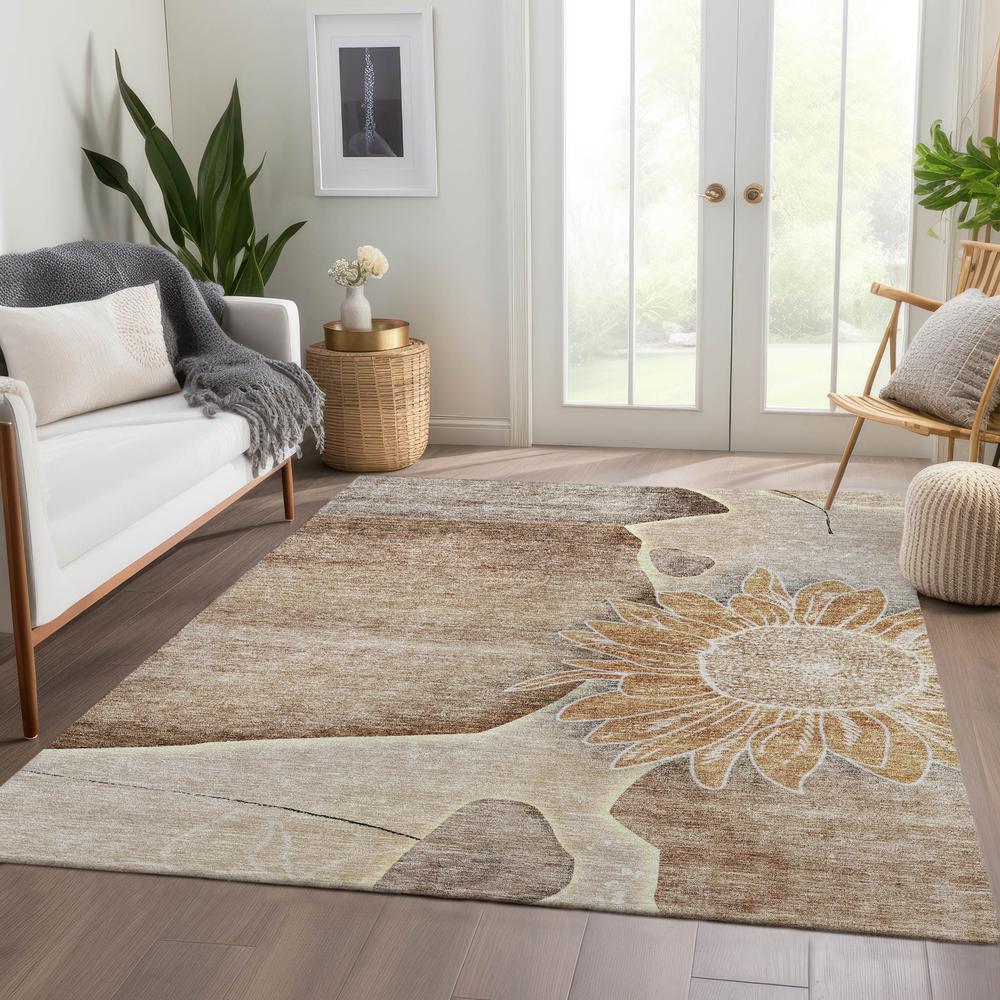 Chantille ACN700 Brown 5' x 7'6" Rug. Picture 6