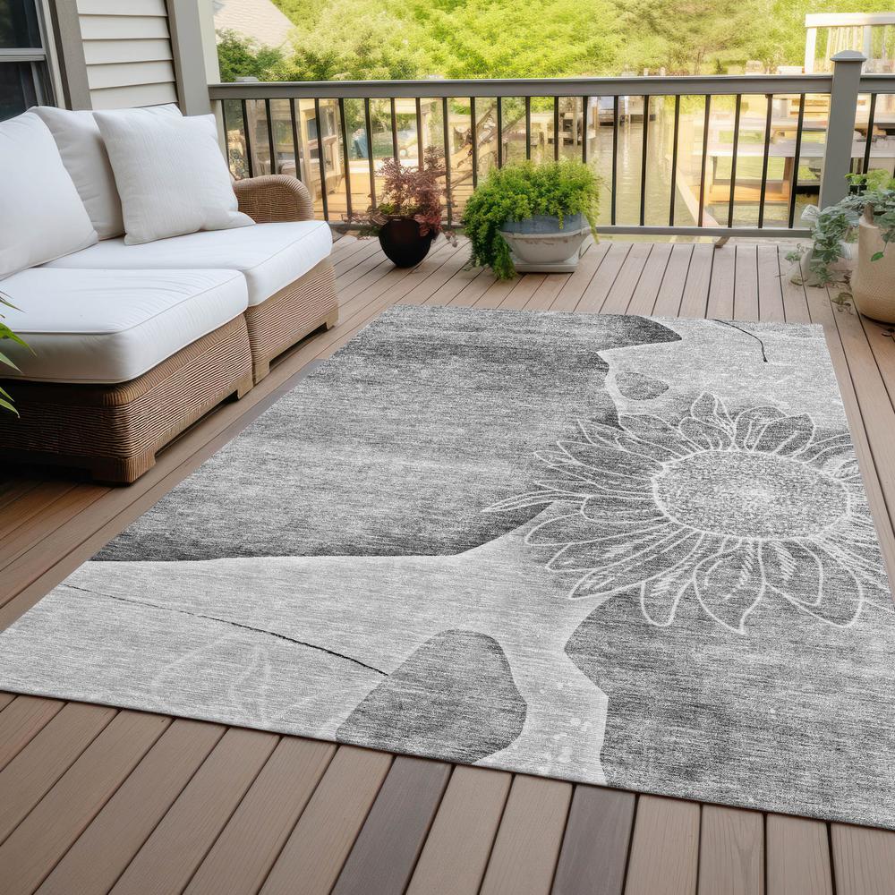 Chantille ACN700 Gray 5' x 7'6" Rug. Picture 8