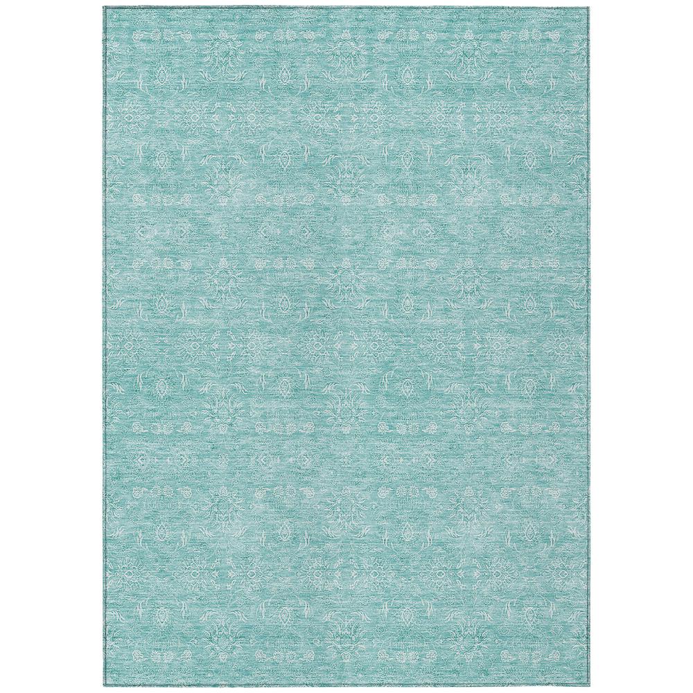Chantille ACN703 Teal 5' x 7'6" Rug. Picture 1