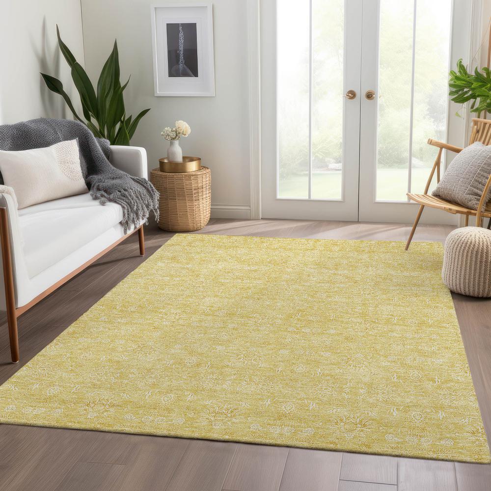 Chantille ACN703 Gold 5' x 7'6" Rug. Picture 7