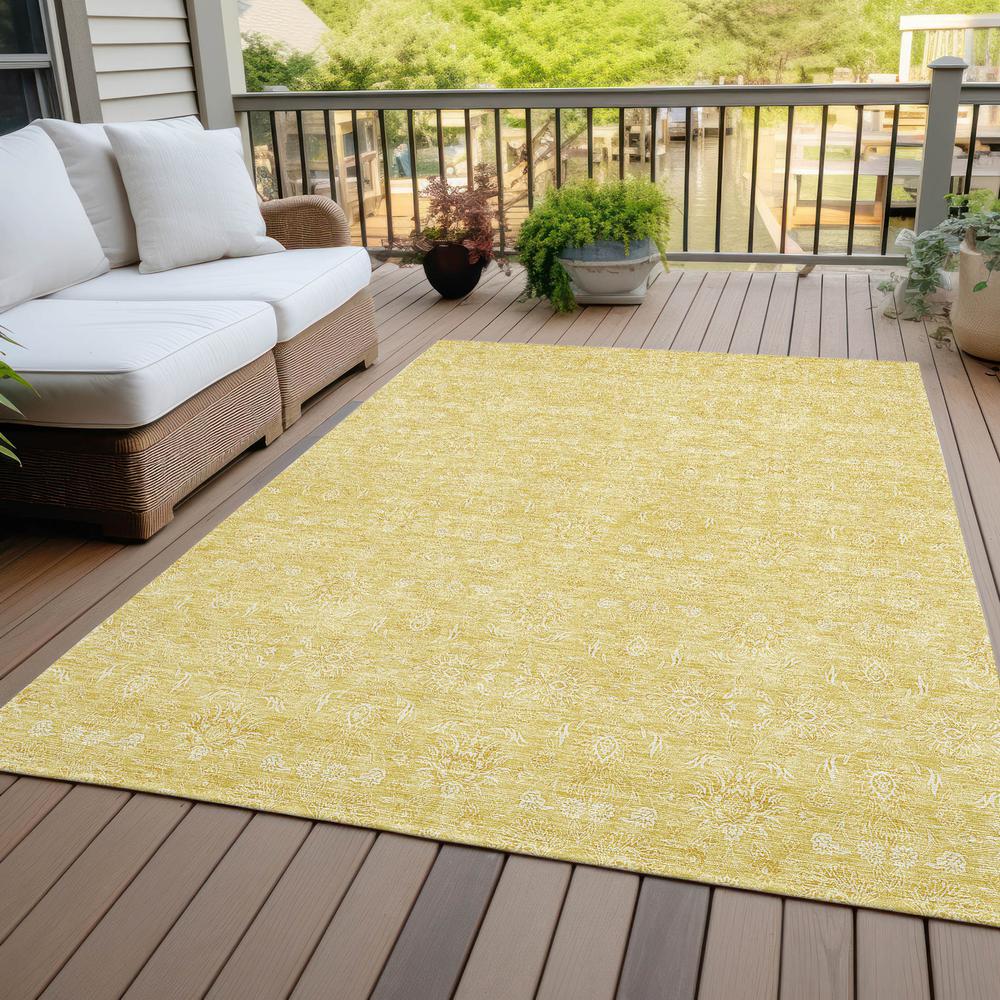 Chantille ACN703 Gold 5' x 7'6" Rug. Picture 9