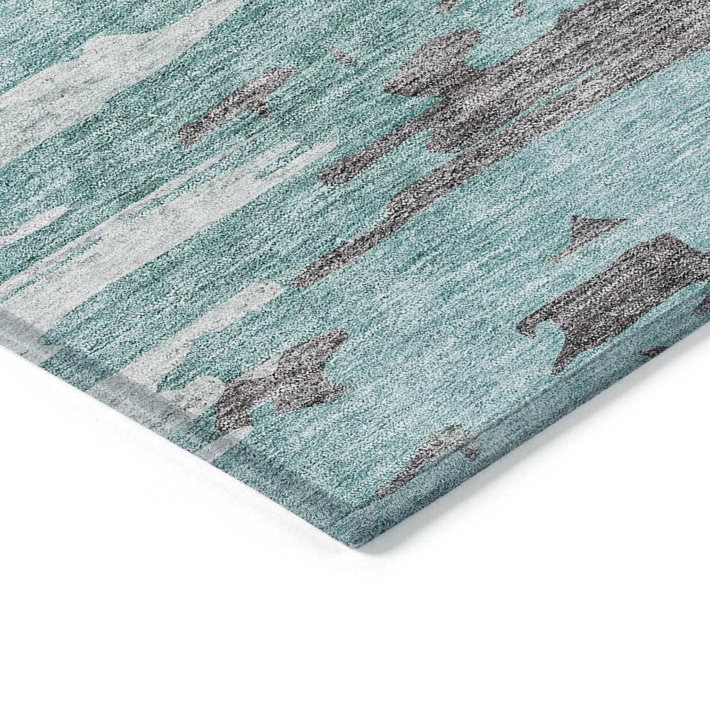 Chantille ACN704 Teal 2'6" x 3'10" Rug. Picture 3