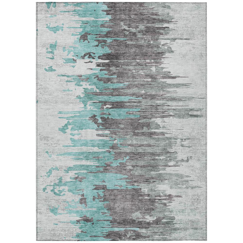 Chantille ACN704 Teal 5' x 7'6" Rug. Picture 1