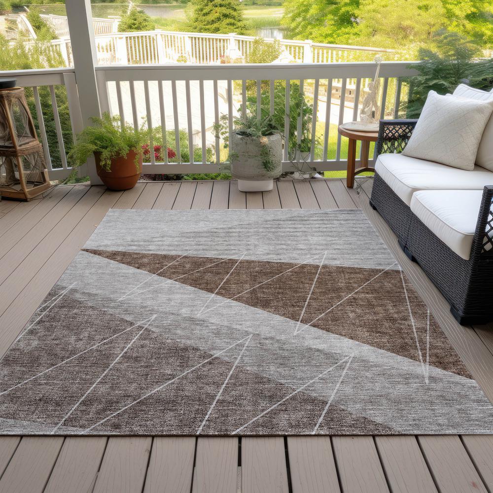Chantille ACN706 Gray 5' x 7'6" Rug. Picture 9