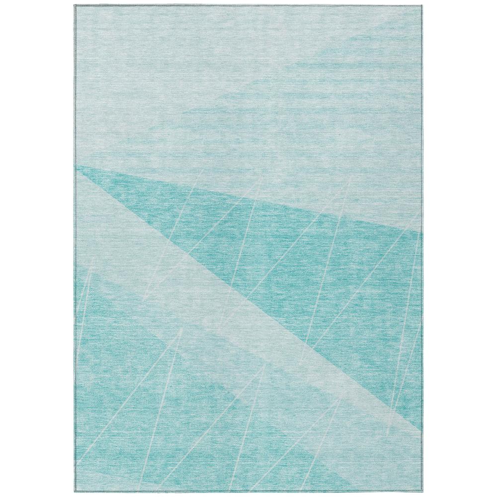 Chantille ACN706 Teal 5' x 7'6" Rug. Picture 1