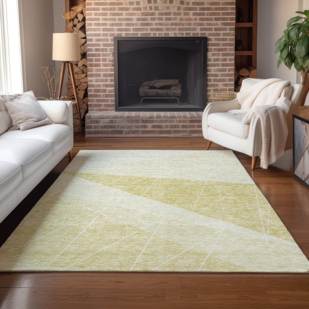 Chantille ACN706 Gold 5' x 7'6" Rug. Picture 7