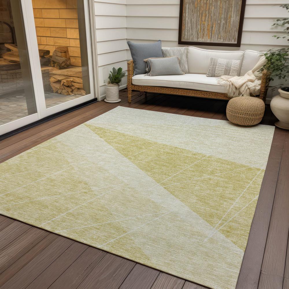 Chantille ACN706 Gold 5' x 7'6" Rug. Picture 8