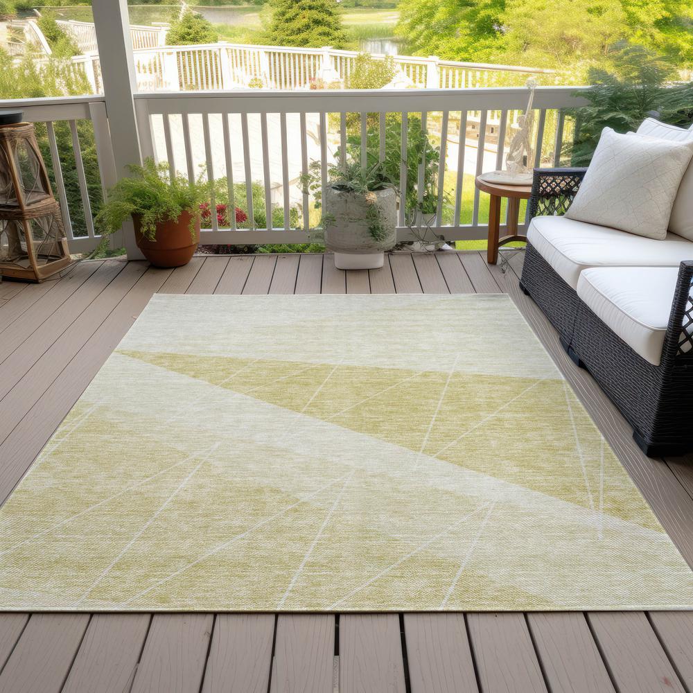 Chantille ACN706 Gold 5' x 7'6" Rug. Picture 9