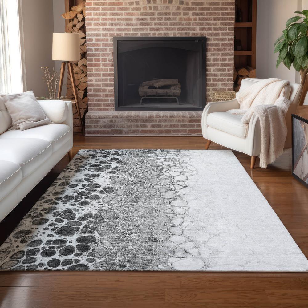 Chantille ACN707 Gray 5' x 7'6" Rug. Picture 7