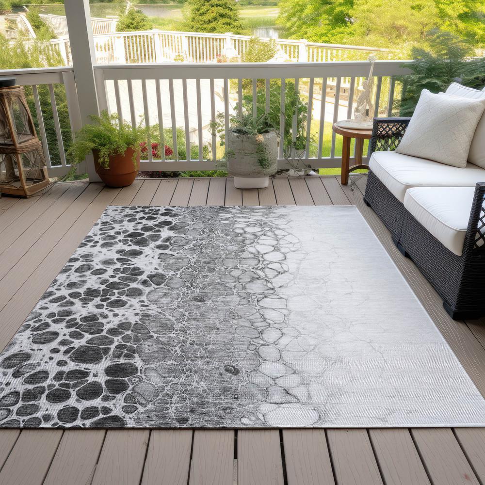 Chantille ACN707 Gray 5' x 7'6" Rug. Picture 9