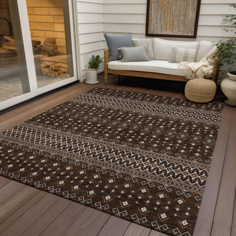 Chantille ACN708 Brown 5' x 7'6" Rug. Picture 8