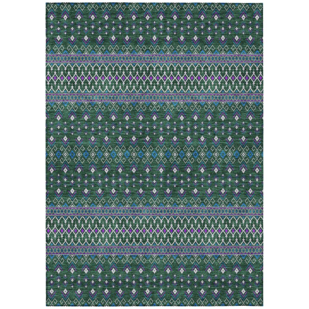 Chantille ACN708 Green 5' x 7'6" Rug. Picture 1