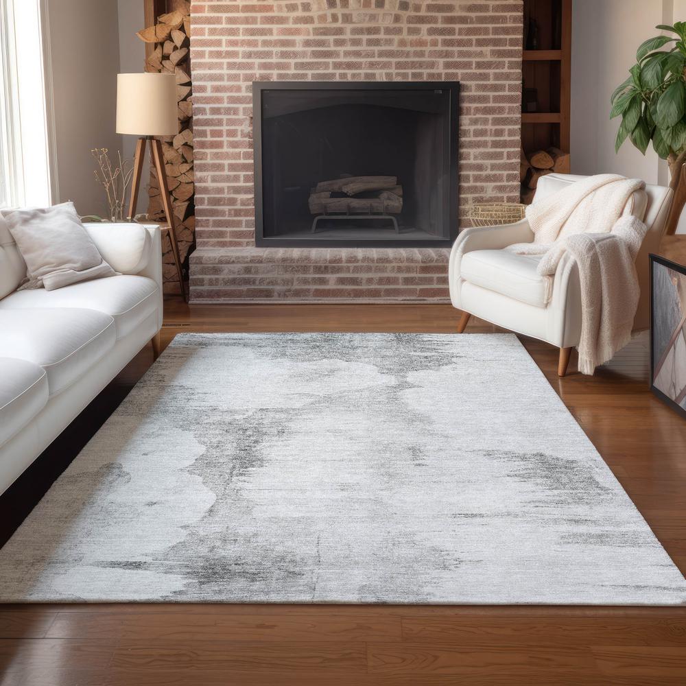 Chantille ACN710 Gray 5' x 7'6" Rug. Picture 7
