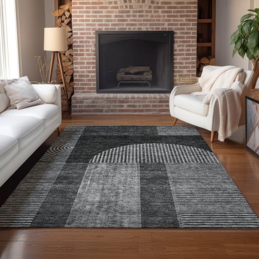 Chantille ACN711 Gray 5' x 7'6" Rug. Picture 7