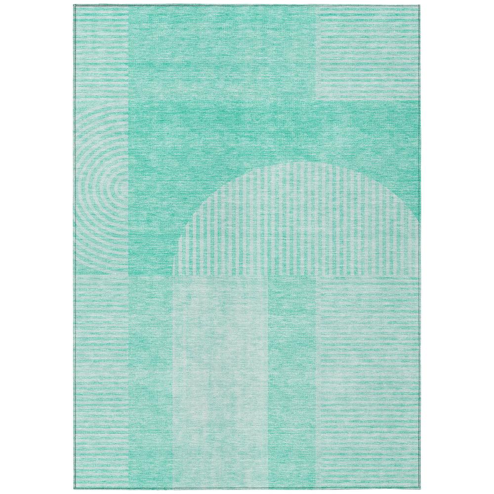 Chantille ACN711 Teal 5' x 7'6" Rug. Picture 1