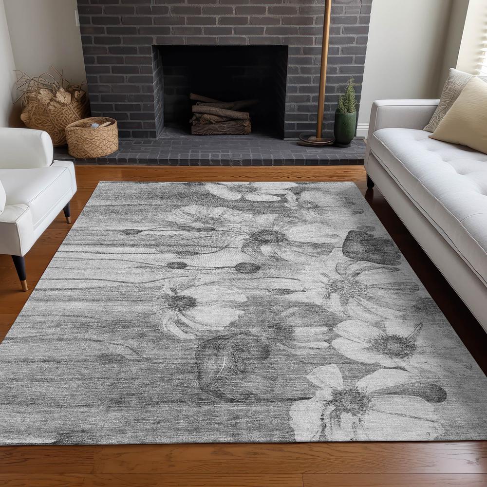 Chantille ACN712 Gray 5' x 7'6" Rug. Picture 6