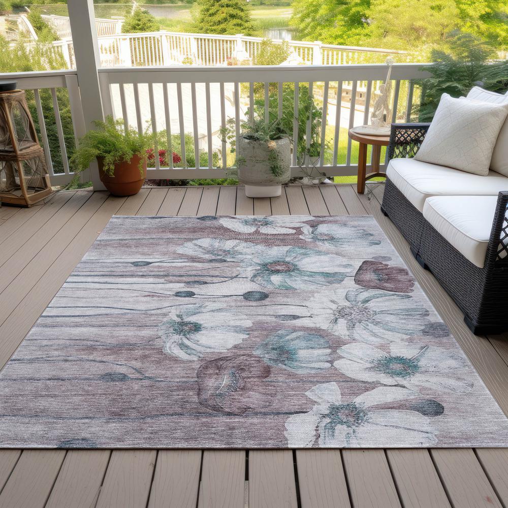 Chantille ACN712 Teal 5' x 7'6" Rug. Picture 9