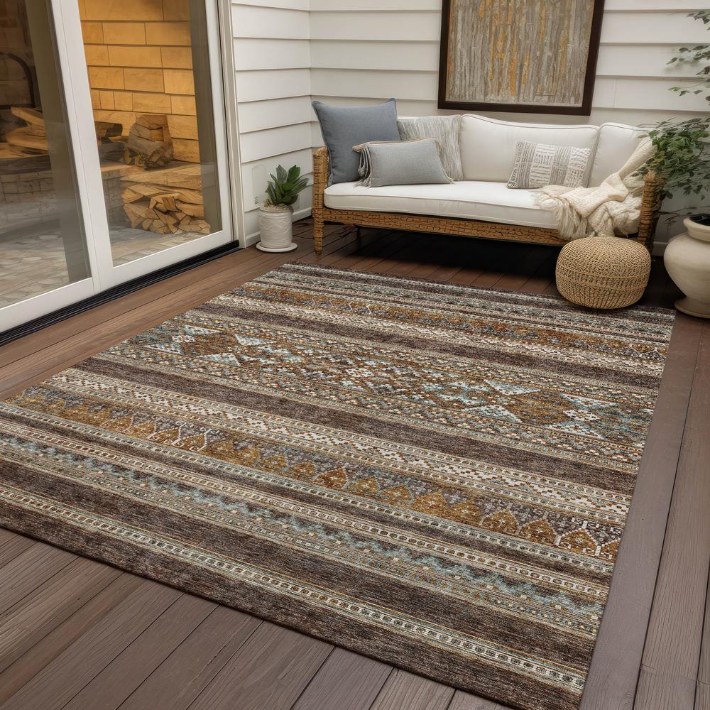 Chantille ACN714 Brown 5' x 7'6" Rug. Picture 8