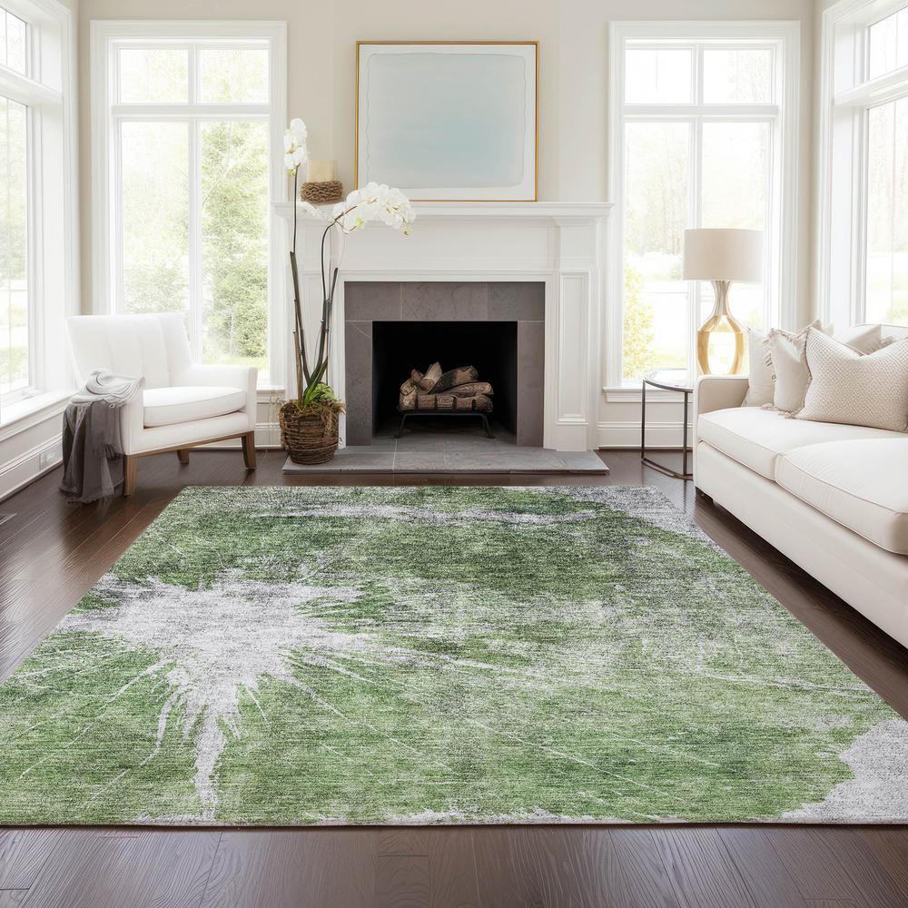 Chantille ACN719 Green 5' x 7'6" Rug. Picture 6