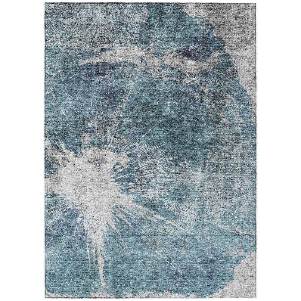 Chantille ACN719 Teal 5' x 7'6" Rug. Picture 1
