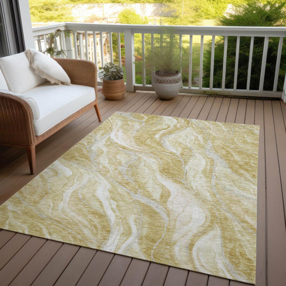 Chantille ACN720 Gold 5' x 7'6" Rug. Picture 8