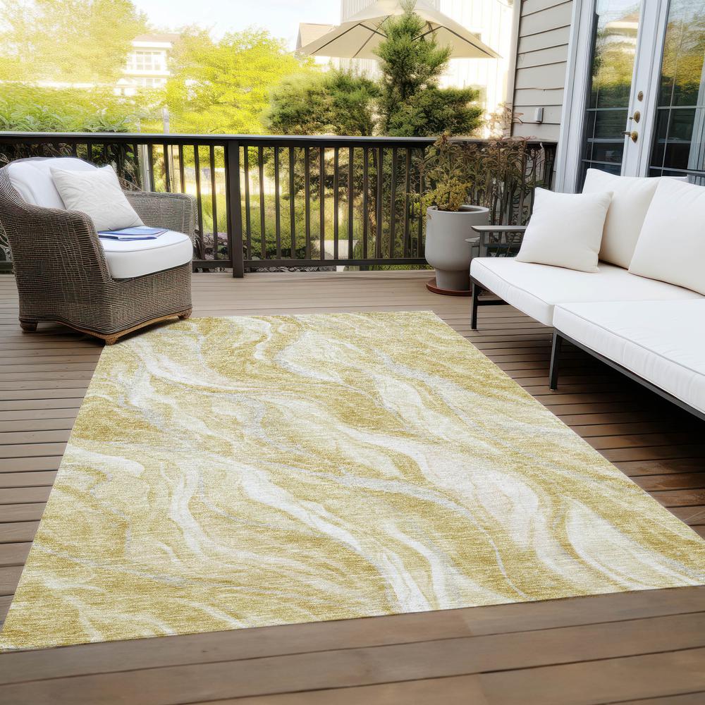 Chantille ACN720 Gold 5' x 7'6" Rug. Picture 9